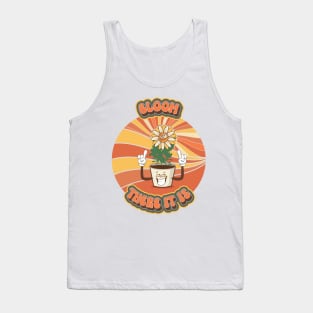 Mothers day funny plant quote groovy motivational Tank Top